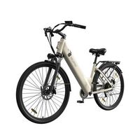 bicicleta electrica urbana velopro c1 250 w bateria 36 v 13 ah shimano 7 velocidades portaequipajes trasero blanco