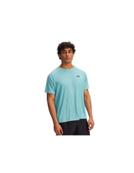 Camiseta de Fitness Under Armour Tech Textured Ss Hombre Azul