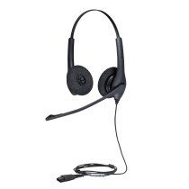 Auriculares AlÃ¡mbrico Diadema Oficina/Centro de llamadas Jabra Biz 1500 Duo QD Negro