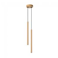 lampara colgante pastelo 2 luces