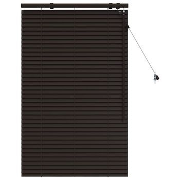 Persiana Veneciana Marrón Oscuro 95 X 130 Cm 35 Mm Vidaxl