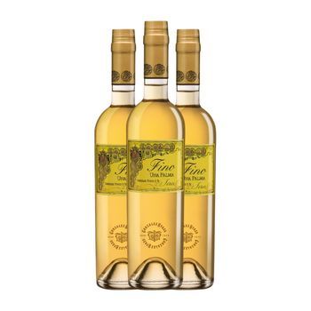 González Byass Vino Generoso Tio Pepe Fino Una Palma Manzanilla-sanlúcar Botella Medium 50 Cl 15% Vol. (pack De 3 Unidades)
