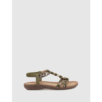 Kamome Trends Sandalias SANDALIA GAVER VERDE para mujer