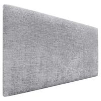 dhome cabecero de lana natural 80x60cm para camas 8090 - gris claro