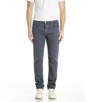 Replay para hombre. MA972.000.8488790 Pantalón 9.5 OZ Stretch Bull denim azul (36/32), Casual, Algodón