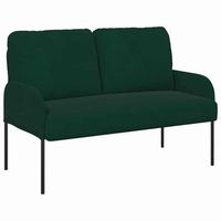 sofas con cojin 110cm verde oscuro madera contrachapada vidaxl
