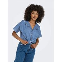 only camisa 15359080 onlpaula ss-medium blue para mujer