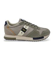 blauer para hombre s6queens01 zapatillas queens 01 verde 45 piel plano cordones casual