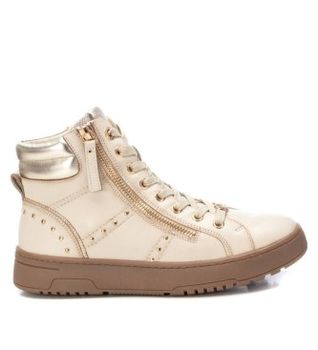 Carmela para mujer. 16180504-HIELO Botines De Piel 161805 Blanco (35), Plano, Cordones, Cremallera, Casual