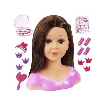 Busto Charlene Peinado Y Maquillaje Super Modelo Morena