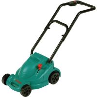 cortacesped de juguete klein bosch rotak sonido mecanico verde y negro