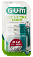 gum palillos interdentales soft picks original regular 50 uds
