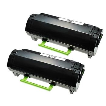 Compatible Multipack Lexmark MX410de Printer Toner Cartridges (2 Pack) -60F0HA0
