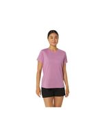 camiseta de running asics core ss top mujer morado
