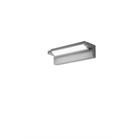 aplique led de pared de 36 w temperatura de color correlacionada de 3000 k a 4000 k ajustable 340 2900 lm ip65 36 cm gris claro - perenz