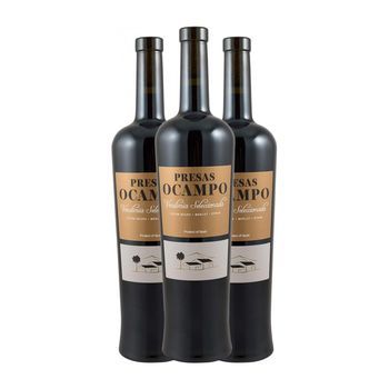 Presas Ocampo Vino Tinto Vendimia Seleccionada Tacoronte-acentejo Crianza 75 Cl 13.5% Vol. (pack De 3 Unidades)