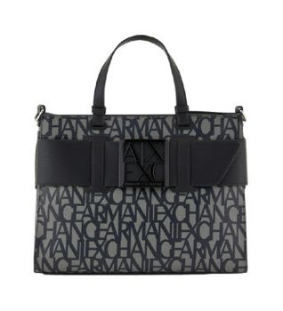 A|X Armani Exchange para mujer. 9426893F74200850 Bolso Tote negro (OSFA), Casual