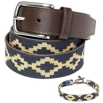 Pelpe Cinturón Fabric-1 Cinturón argentino FBM Beige para hombre