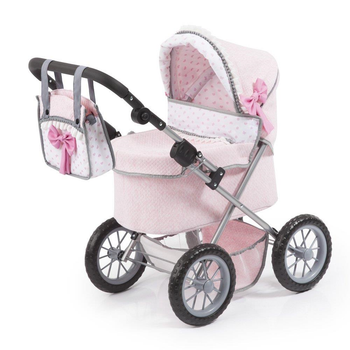 Reig - Coche Muñecas Trendy Rosa 68x67x41 cm (RER13052)