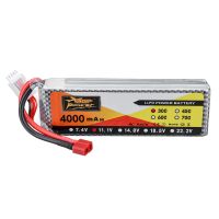 bateria lipo zop power 111v 4000mah 30c 3s con conector t para coche rc