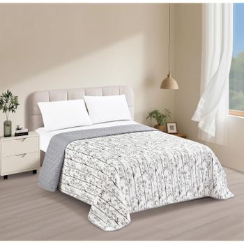 C.A | Colcha Bouti Reversible 🛏️ | Ligera de Entretiempo | Estampada | Suave y Transpirable