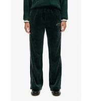 superdry para mujer w7011274a pantalon country club velour straight verde s casual poliester