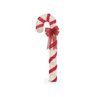 decoracion de navidad led para interior y exterior led baston de caramelo de metal rojo y blanco alarni
