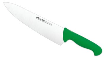Cuchillo cocinero de acero inoxidable nitrum de 250 mm mango verde