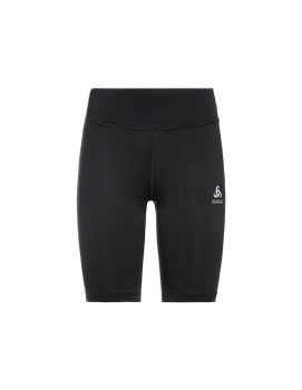 Mallas de Running Odlo Tights Short Essential Mujer Negro