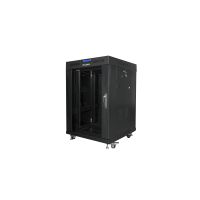 rack lanberg ff01-6615-12bl 15u 1200kg lcd termostato vidrio templado ruedas negro
