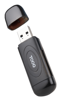 Tooq TQR-3002B Lector tarjetas USB3.0 SD/TF Negro