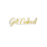 iluminacion led decorativa de plastico get naked amarillo 20x62x2 cm