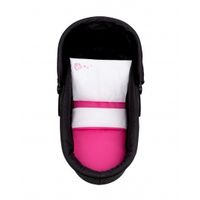 juego de cama para capazo 6 piezas solid pink