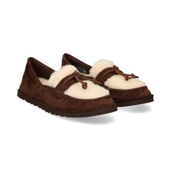 Ugg Mocasines Mujer - Marrón Talla 8