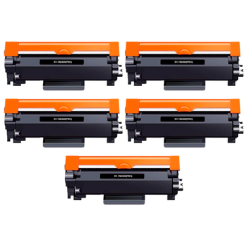 5 toner Compatibles Brother TN2420 XL - CON CHIP - TN-2420 (ALTA CAPACIDAD / JUMBO) Brother MFC L2710DW