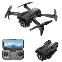 lyzrc n602 wifi fpv con ajuste electrico hd doble camara flujo optico posicionamiento drone rc plegable cuatrimotor rtf