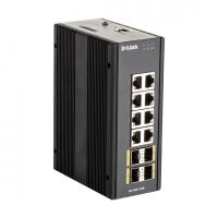 d-link dis-300g-12sw switch industrial gestionable 8 puertos gigabit  4 puertos sfp