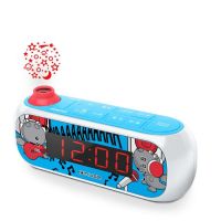 reloj despertador muse m-167 kdb digital led proyeccion fmmw rojo