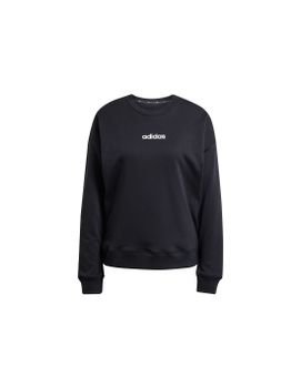 Sudadera adidas Lin French Terry Swt Mujer Negro/Blanco