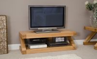 infinity 120cm solid oak tv unit