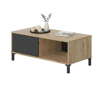 Mesa de centro com efeito madeira