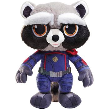 Peluche Rocket Raccoon Guardianes De La Galaxia Vol. 3 Marvel Con Voz Y Animatrónico