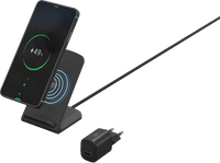 cargador movil inalambrico - isy iwq-2010 10w universal carga rapida negro