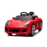 coche electrico infantil porsche carrera gt lux de chipolino con control remoto y asiento de cuero - red