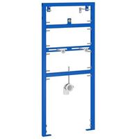 vidaxl soporte de pared para sistema de urinal azul 50 x 3 x 112 cm