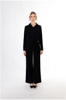 pantalon palazzo de terciopelo tornasolado petrolium