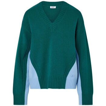 Liu Jo Jersey Punto color block en lana para mujer