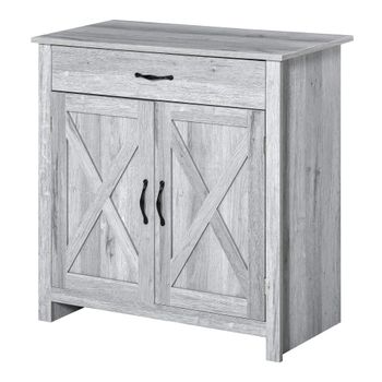 Aparador de cocina 80x39.7x80 cm gris
