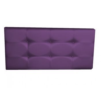 Cabecero Cama Polipiel Moderno 180*70 Cm Texas Botones Morado