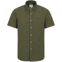 mountain warehouse camisa manga corta nut para hombre